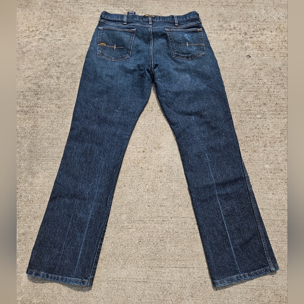 Ariat Rebar M5 Men's Slim Straight Leg Blue Jeans 36 34 36x34 - Picture 5 of 8